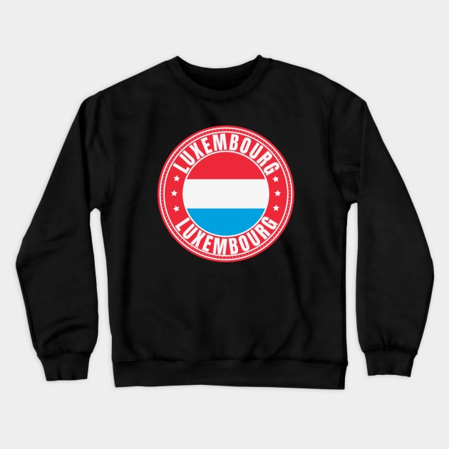 Luxembourg Crewneck Sweatshirt by footballomatic